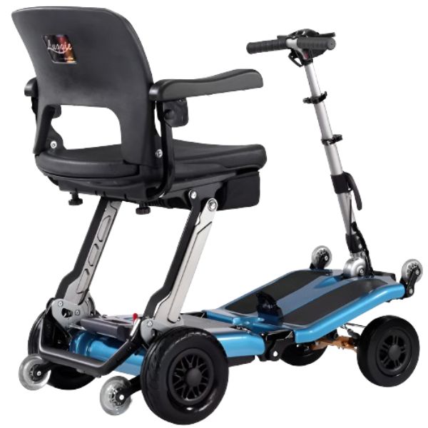 FreeRider USA Luggie Super Plus 4 Scooter Ocen Blue Color Back View