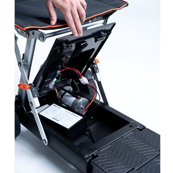 Feather Mobility 27X Compact Electric Scooter Motor and Battery Compartment