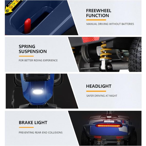 Metro Mobility Patriot 4 Wheel Mobility Scooter