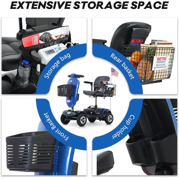 Metro Mobility Patriot 4 Wheel Mobility Scooter