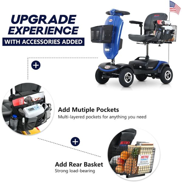 Metro Mobility Patriot 4 Wheel Mobility Scooter