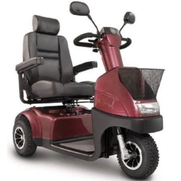 Afikim Afiscooter C3 Scooter Red Left Side View