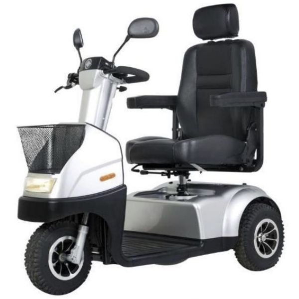 Afikim Afiscooter C3 Scooter Silver Right Side View