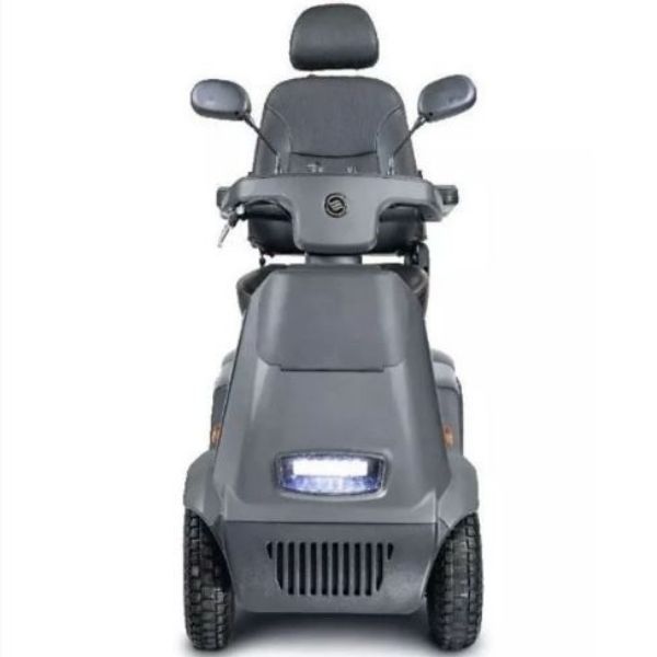 Afikim Breeze C4 All Terrain Scooter Grey Front View