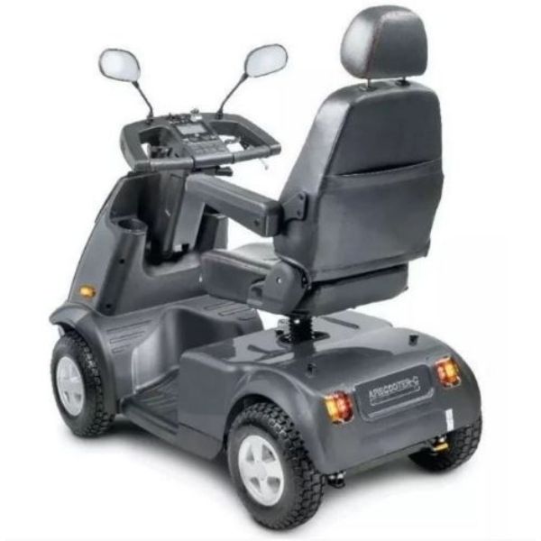 Afikim Breeze C4 All Terrain Scooter Grey Rear View