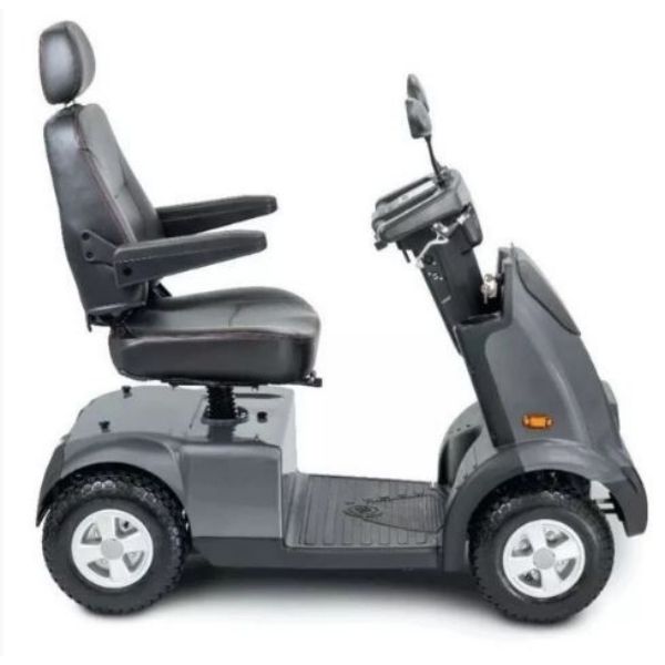 Afikim Breeze C4 All Terrain Scooter Grey Side View