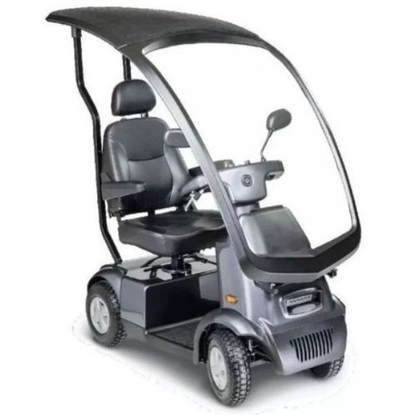 Afikim Breeze C4 All Terrain Scooter Grey with Canopy View