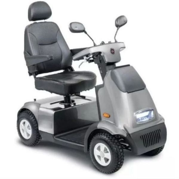 Afikim Breeze C4 All Terrain Scooter Silver Left   View