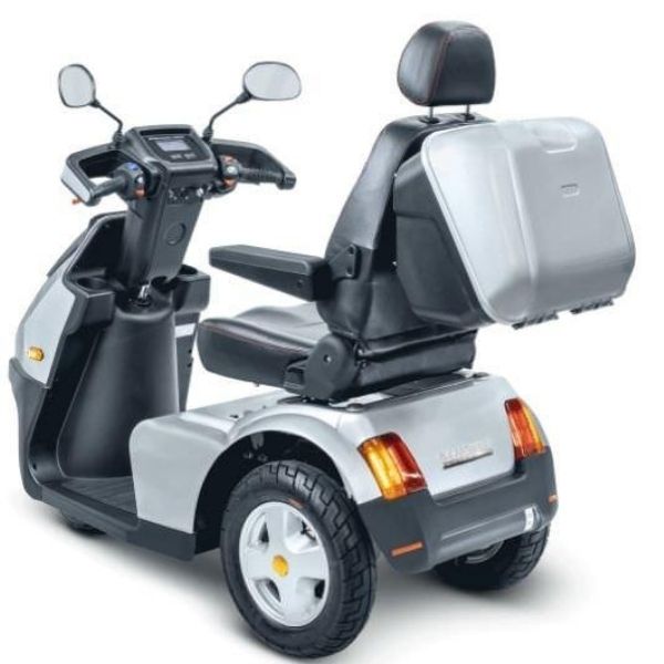 Afikim Breeze S3 Wheel Scooter Left Side Silver View