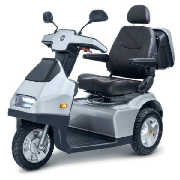Afikim Breeze S3 Wheel Scooter Silver View