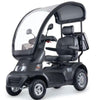 Afiscooter S4 Mobility Scooter 4 Wheel Gray with Canopy View