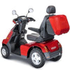 Afiscooter S4 Mobility Scooter 4 Wheel Red Right Side View