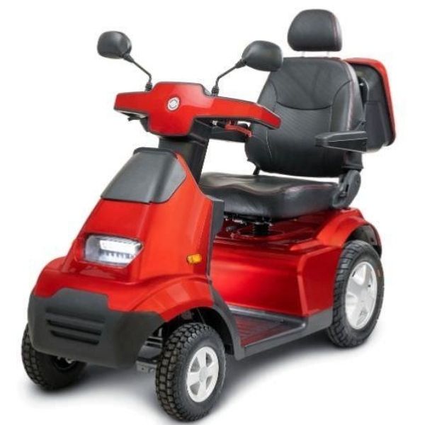 Afiscooter S4 Mobility Scooter 4 Wheel Red View