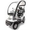 Afiscooter S4 Mobility Scooter 4 Wheel Silver with Canopy View