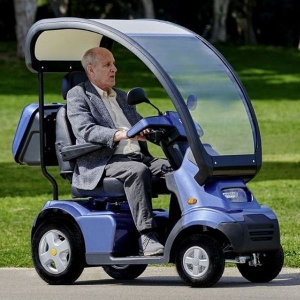 Afiscooter S4 Mobility Scooter 4 Wheel Passenger View