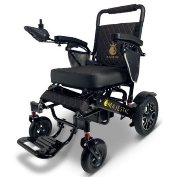 ComfyGo IQ-7000 Remote Control Folding Electric Wheelchair Black View