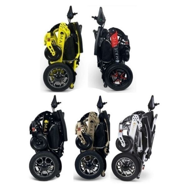 ComfyGo IQ-7000 Remote Control Folding Electric Wheelchair Frame Colors View