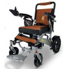 ComfyGo IQ-7000 Remote Control Folding Electric Wheelchair Silver Taba Front Left Side View