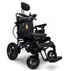 ComfyGo IQ-8000 Limited Edition Folding Power Wheelchair Black Front Right Side View