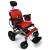 ComfyGo IQ-8000 Limited Edition Folding Power Wheelchair Bronze Red Color Seat View