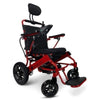 ComfyGo IQ-8000 Limited Edition Folding Power Wheelchair Red Standard Seat Color View
