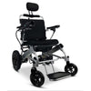 ComfyGo IQ-8000 Limited Edition Folding Power Wheelchair Silver Standard Seat Color View