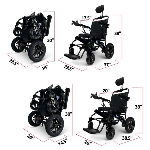 椅子 Tai kick@Power ComfyGo IQ-9000 Long Range Folding Power Wheelchair