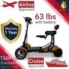 ComfyGo MS 3000 Foldable Mobility Scooter Airline Approved View