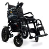 ComfyGo X-6 Lightweight Electric Wheelchair Black Front Right Side View