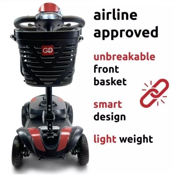 ComfyGo Z-1 Portable Mobility Scooter Airline Approved View