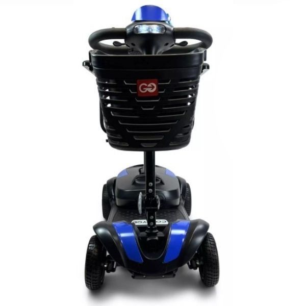 ComfyGo Z-1 Portable Mobility Scooter Blue Color Front Basket