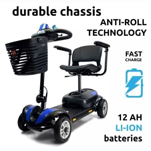 ComfyGo Z-1 Portable Mobility Scooter Durable Chassis View