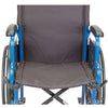 Drive Medical Blue Streak Manual Wheelchair Zoom Seat View