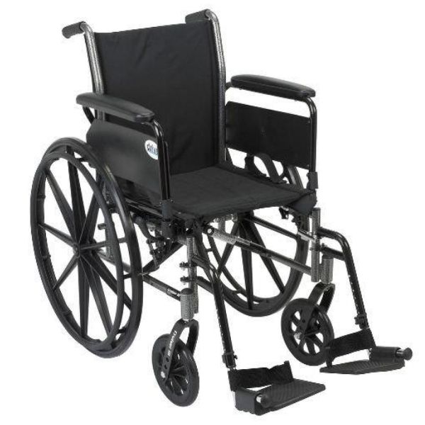 Drive Medical Cruiser III Lightweight Wheelchair Front View