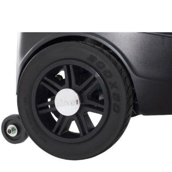 Drive Medical Spitfire Scout 3-Wheel Power Scooter Wheel View