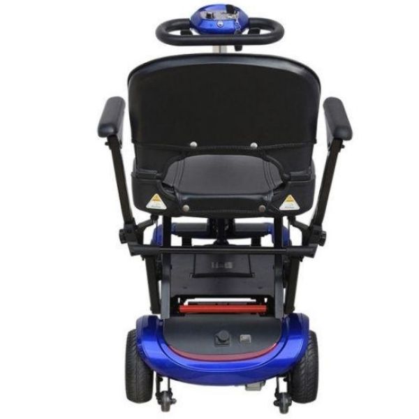Drive Medical ZooMe Auto-Flex Folding Travel Scooter Back View
