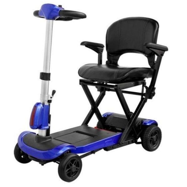 Drive Medical ZooMe Auto-Flex Folding Travel Scooter Left View