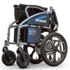 E-Wheels EW-M30 Folding Power Wheelchair Silver Folded View