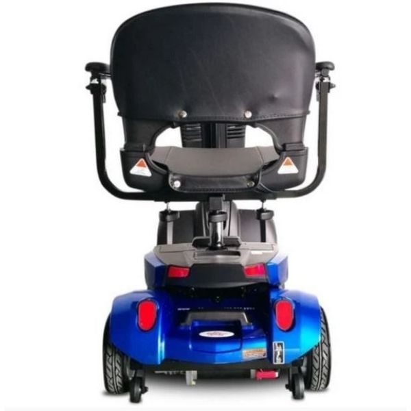 EV Rider City Cruzer 4 Wheel Mobility Scooter Blue Back View