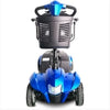 EV Rider City Cruzer 4 Wheel Mobility Scooter Blue Front View