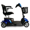 EV Rider City Cruzer 4 Wheel Mobility Scooter Blue Right Side View
