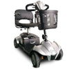 EV Rider City Cruzer 4 Wheel Mobility Scooter Silver Front Right Side View