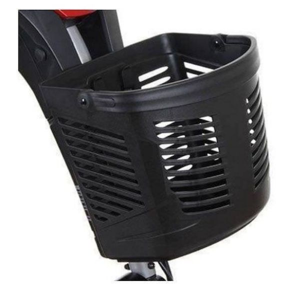 EV Rider City Rider 4 Wheel Mobility Scooter Red Basket View