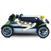 EV Rider Gypsy Ultralight Folding Mobility Scooter Green Right Side Folded View