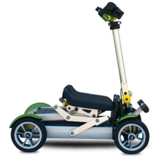 EV Rider Gypsy Ultralight Folding Mobility Scooter Semi Folded View