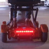 EV Rider Teqno S26 Auto Folding Mobility Scooter Backlight View