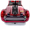 EV Rider Transport AF Auto Folding Scooter Red Rear Bumper View