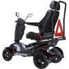 EV Rider Vita  Monster All Terrain Scooter Black Back Side View