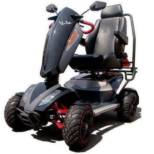 EV Rider Vita  Monster All Terrain Scooter Back Front Left Side View