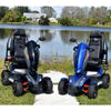 EV Rider Vita  Monster All Terrain Scooter Black and Blue View